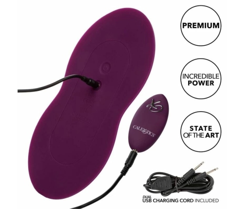 CalExotics Dual Rider Intimate Machine with Remote, Silicone, 12 Modes