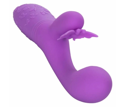 CalExotics Butterfly Kiss Flutter Violet - Dual Motor Rechargeable Massager