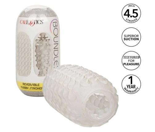 CalExotics Boundless Reversible Nubby Intimate Device 11.5cm with Case