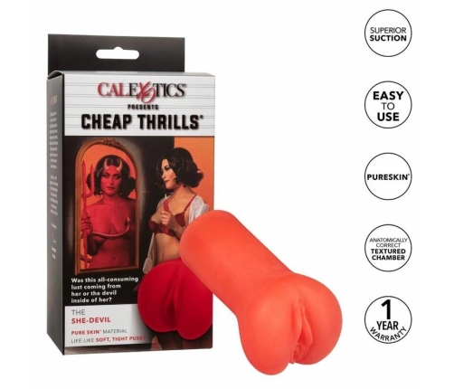 CalExotics Cheap Thrills She Devil Intimate Compact Device 14cm