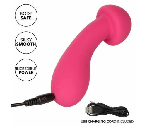 CalExotics Pixies Exciter Pink Flexible Dual-Ended Silicone Massager