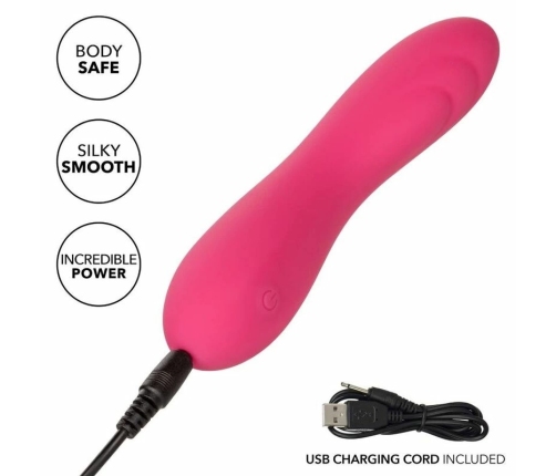 CalExotics Pixies Ripple Pink - Dual-Sided Silicone Massager, 10 Speeds