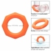 CalExotics Alpha Sexagon Silicone Support Ring Orange Flexible Design