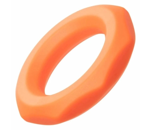 CalExotics Alpha Sexagon Silicone Support Ring Orange Flexible Design