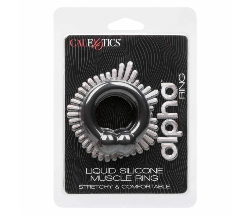 CalExotics Alpha Muscle Ring Black - Liquid Silicone Comfort System