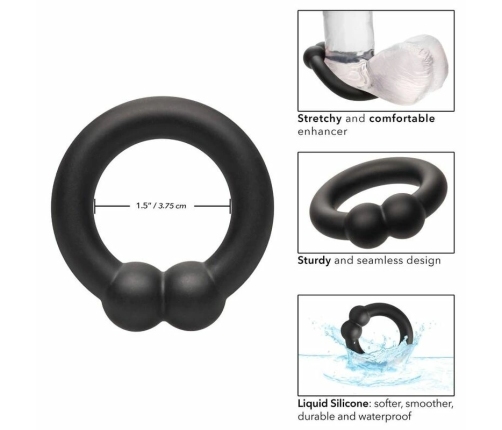 CalExotics Alpha Muscle Ring Black - Liquid Silicone Comfort System