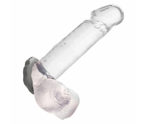 CalExotics Alpha Erect Ring Grey - Ultra-Stretchy Liquid Silicone Enhancer