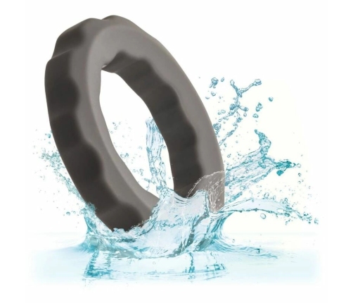 CalExotics Alpha Erect Ring Grey - Ultra-Stretchy Liquid Silicone Enhancer