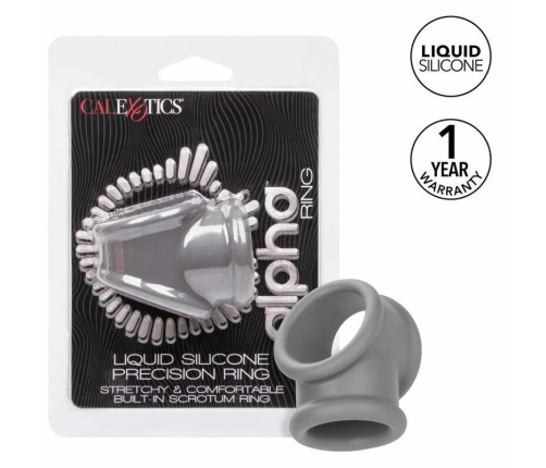 CalExotics Alpha Dual Support Precision Ring Grey Liquid Silicone