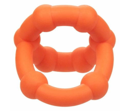 CalExotics Alpha All Star Ring Orange - Double Liquid Silicone Enhancer