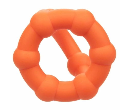 CalExotics Alpha All Star Ring Orange - Double Liquid Silicone Enhancer