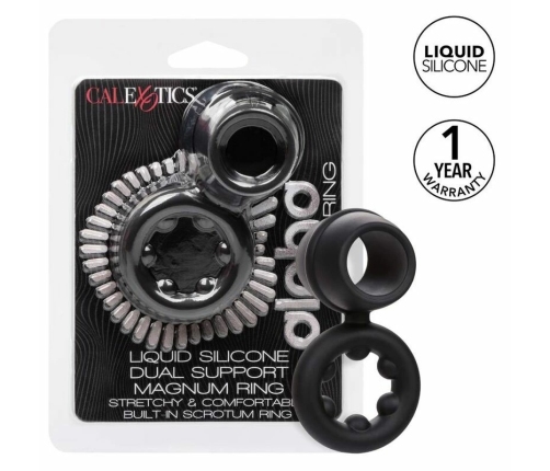CalExotics Alpha Dual Magnum Silicone Support Ring Black