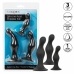 CalExotics Silicone Anal Ripple Kit - 3-Piece Graduated Set with Suction Base