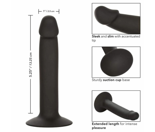 CalExotics Slim Anal Stud - Flexible Silicone Model with Suction Base