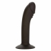 CalExotics Silicone Curved Intimate Device with Suction Base, Black