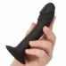CalExotics Silicone Curved Intimate Device with Suction Base, Black