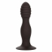 CalExotics Silicone Ribbed Anal Stud - Flexible Probe with Suction Cup