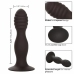 CalExotics Silicone Ribbed Anal Stud - Flexible Probe with Suction Cup