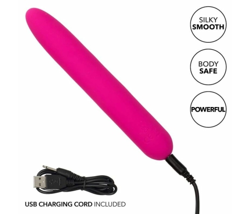 CalExotics Bliss Vibe Pink - Liquid Silicone, 10-Speed, USB Rechargeable