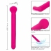 CalExotics Bliss Clitoriffic Pink - Liquid Silicone Compact Vibrating Massager