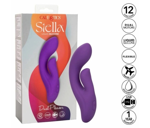 CALEXOTICS - STELLA DUAL PLEASER VIOLETA