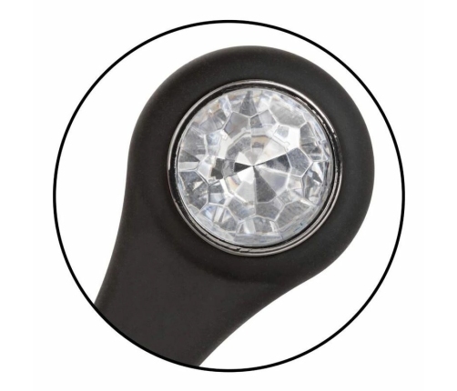 CalExotics Star Fucker Glider Plug - Dual Enhancer & Metal Probe with Gem Base