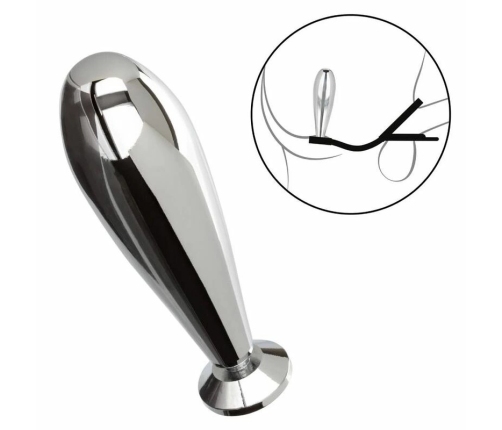 CalExotics Star Fucker Glider Plug - Dual Enhancer & Metal Probe with Gem Base