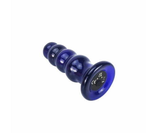 TOYJOY Buttocks The Radiant Vibrating Glass Plug 5 Modes Transparent