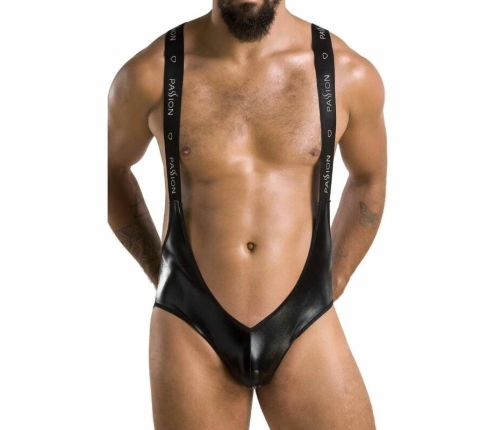 Passion Body Bruno Black S/M - Elegant Semi-Transparent Bodysuit