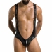 Passion Body Bruno Black S/M - Elegant Semi-Transparent Bodysuit