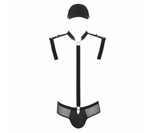 Passion John Black Set S/M - Modern Lingerie with Oeko-Tex Certification