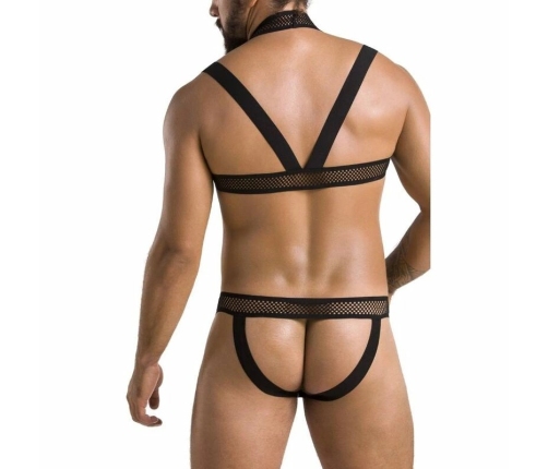 Passion Jacob Black L/XL - Men's Modern Lingerie Set, Oeko-Tex, EU Made