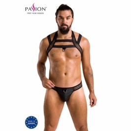 Passion Jacob Black L/XL - Men's Modern Lingerie Set, Oeko-Tex, EU Made