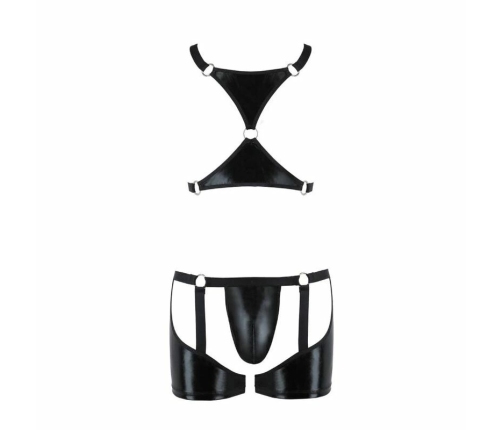 Passion Set ARON Black S/M - Elegant Lingerie with Oeko-Tex Materials