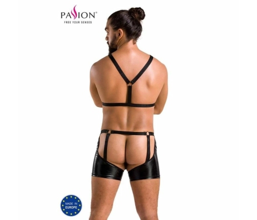 Passion Set ARON Black L/XL - Elegant European Lingerie Ensemble