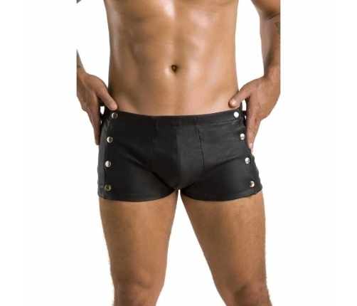 PASSION DAVID Short Black L/XL - Modern Polyurethane-Polyester Blend