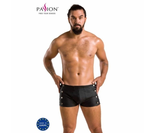 PASSION DAVID Short Black L/XL - Modern Polyurethane-Polyester Blend