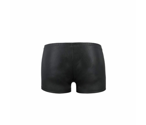 Passion 049 Short Matt Black S/M - Modern Faux Leather Shorts EU-Made