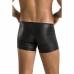 Passion 049 Short Matt Black S/M - Modern Faux Leather Shorts EU-Made