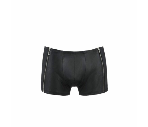Passion 049 Short Matt Black S/M - Modern Faux Leather Shorts EU-Made