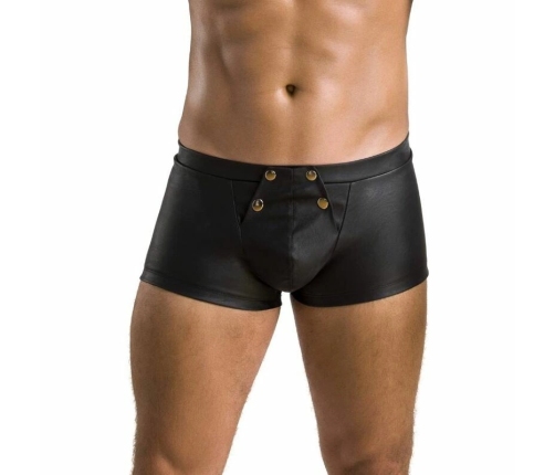 Passion Patrick Black Shorts S/M - Stylish Polyurethane Blend, EU Quality