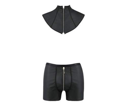 Passion Edward Black Set S/M - Modern Two-Piece Lingerie, Oeko-Tex, EU Made