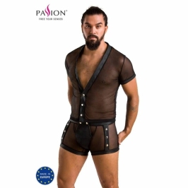 Passion Michael Black L/XL Men’s Set - Modern Polyurethane Design