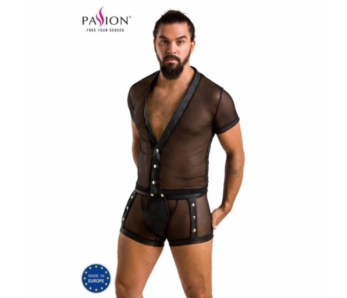 Passion Michael Black L/XL Men’s Set - Modern Polyurethane Design