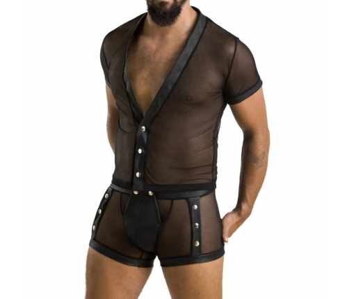 Passion Michael Black L/XL Men’s Set - Modern Polyurethane Design