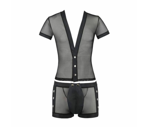 Passion Michael Black L/XL Men’s Set - Modern Polyurethane Design