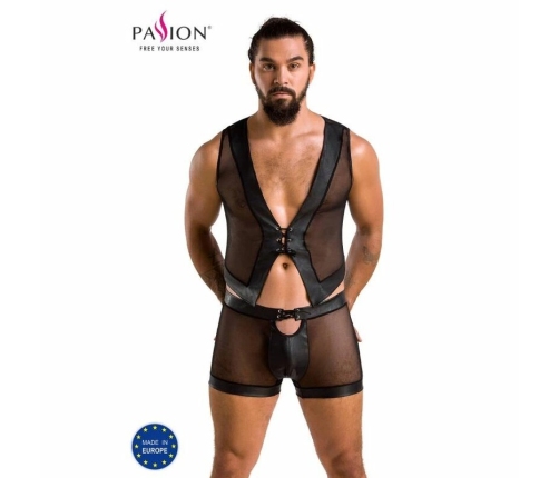 Passion William Black L/XL - Modern Men's Lingerie Set, EU Quality