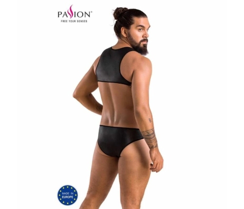 Passion Adam Body Black L/XL - Modern Bodysuit with Oeko-Tex Materials