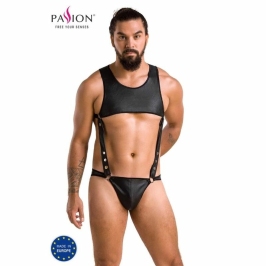 Passion Adam Body Black L/XL - Modern Bodysuit with Oeko-Tex Materials