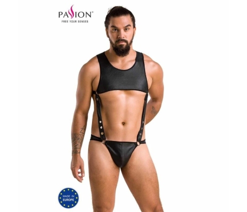 Passion Adam Body Black L/XL - Modern Bodysuit with Oeko-Tex Materials